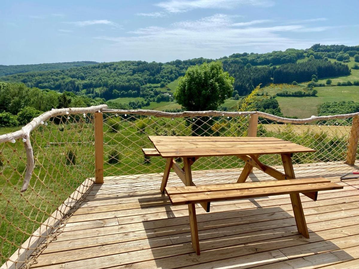 Yourte 2-4 Personnes Avec Spa Saint-Laurent-de-Lévézou Exteriér fotografie